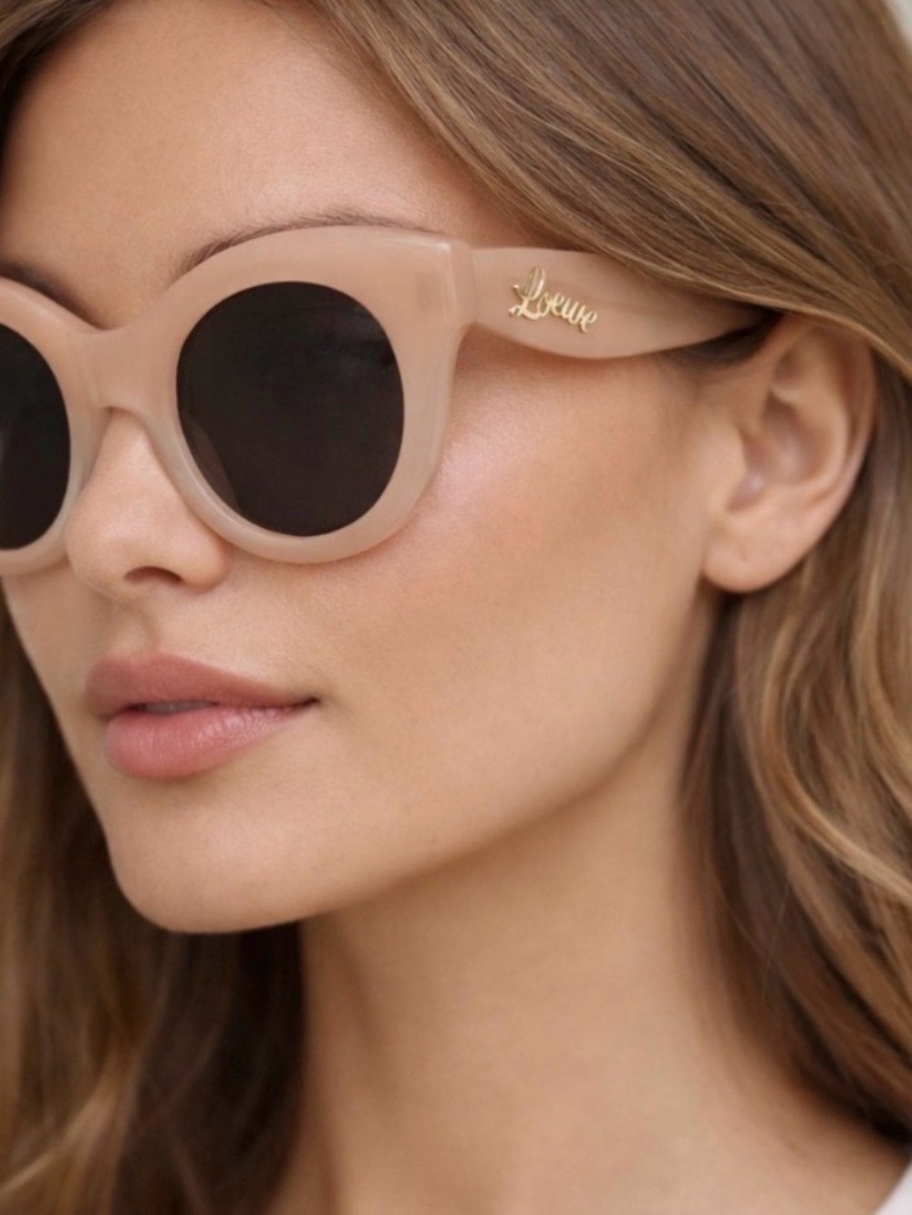 LOEWE LW40126I "Curvy" Acetate Frame Sunglasses